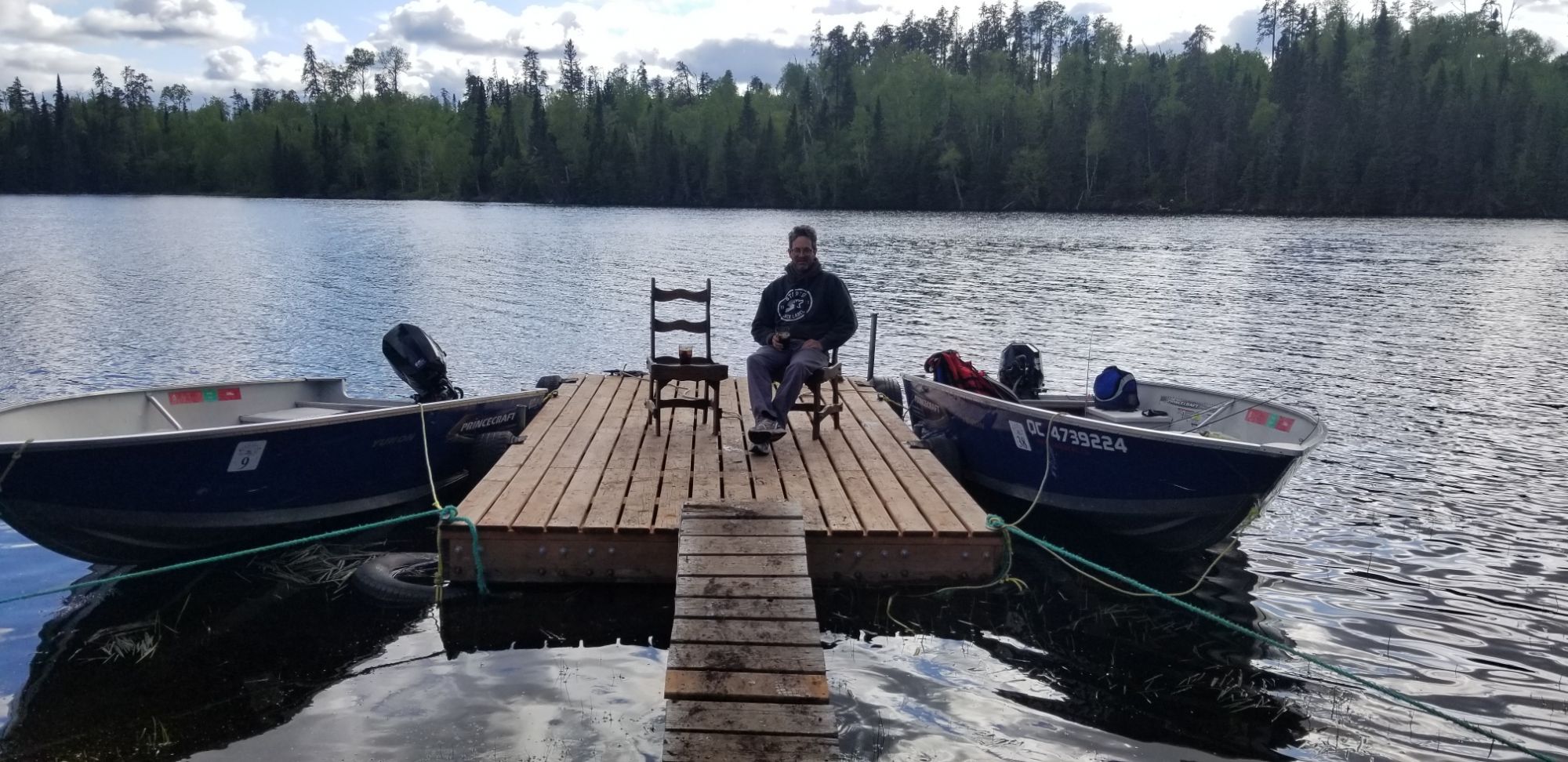 Good break between fishing sessions
